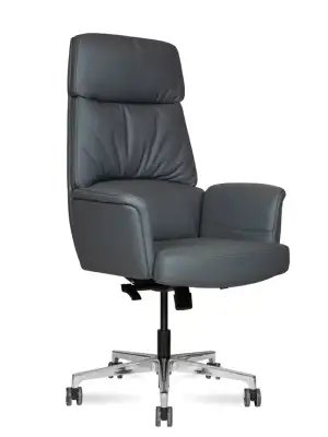 Кресло для руководителя Norden Бонно грэй / Bonno grey HD-2204-2 H grey серая кожа