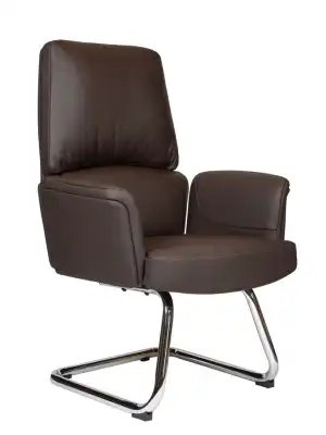 Конференц-кресло Norden Бонно браун CF / Bonno CF brown HD-2204-3 V CF brown коричневая кожа