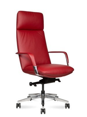 Кресло для руководителя Norden Нэо рэд / Neo red HD-2218-6 H red красная кожа