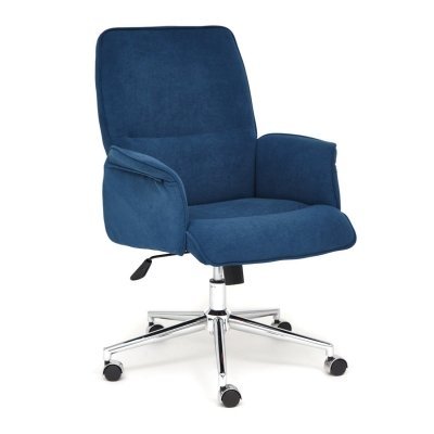 Кресло для персонала TetChair Йорк / YORK синий флок