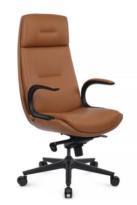 Кресло для руководителя Riva Design Данте / Dante A2561-12 светло-коричневая премиум экокожа