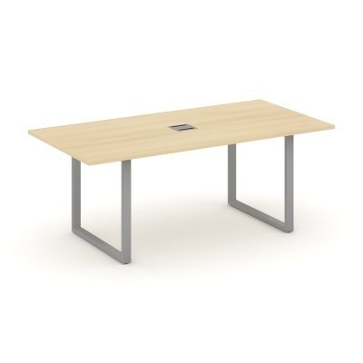 Стайл Проджект Директ Стол переговорный SN-6O.SPRG-198 Акация Лорка/Металл Серый/Заглушка Металл Сер