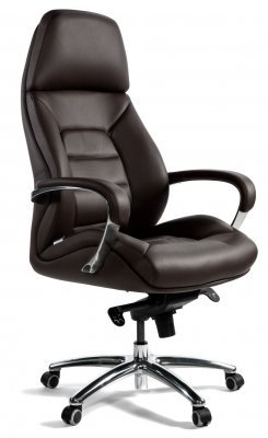 Кресло для руководителя Norden Порше / Porsche F181 brown leather коричневая кожа