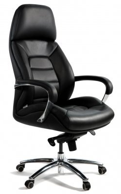 Кресло для руководителя Norden Порше / Porsche F181 black leather черная кожа