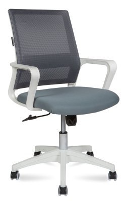 Кресло для персонала Norden Бит LB 815BW-AF03-T58 серая сетка, серая ткань