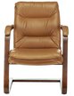 Конференц-кресло Бюрократ T-9927WALNUT-AV CF горчичная кожа - 1