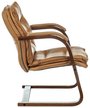 Конференц-кресло Бюрократ T-9927WALNUT-AV CF горчичная кожа - 2
