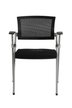 Конференц-кресло складное Riva Сит / Seat  RCH 462E черная сетка, черная ткань - 1