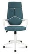 Кресло для персонала Norden Айкью / IQ CX0898H-0-56 голубая ткань - 1