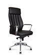 Кресло для руководителя Norden Мадрид блэк / Madrid Black L340HCA-Black черная премиум экокожа