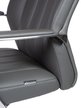 Кресло для руководителя Norden Мадрид грэй / Madrid Grey L340HCA-Grey серая премиум экокожа - 5