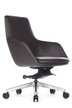Кресло для персонала Riva Design Соул-М / Soul-M B1908 темно-коричневая кожа