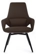 Конференц-кресло Riva Design Аура-СТ / Aura-ST FK005-C темно-коричневая кожа - 1