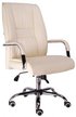 Кресло для руководителя Everprof Кент ТМ / Kent TM EC-335A PU Beige бежевая экокожа