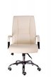 Кресло для руководителя Everprof Кент ТМ / Kent TM EC-335A PU Beige бежевая экокожа - 3