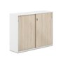 Шкаф-купе 3 ур. 1438х400х1111/ AG.245.WH.WH.AR/ корпус: белый, топ-дно: белый, фасады:ак.равелло