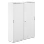 Шкаф-купе 5 ур. 1438х400х1833/ AG.247.WH.WH.WH/ корпус: белый, топ-дно: белый, фасады:белый