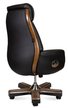 Кресло для руководителя Norden Трон YS1505A-black черная кожа - 3