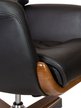Кресло для руководителя Norden Трон YS1505A-black черная кожа - 5