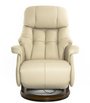 Релакс кресло RECLAINERS ЛЮКС ЭЛЕКТРО / LUX ELECTRO S16099RWB кремовая кожа - 1