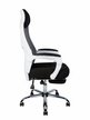 Кресло для руководителя Norden 007 Нью / 007 NEW H-051 white frame белый пластик, серая сетка, черная ткань - 1