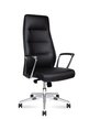 Кресло для руководителя Norden Нанси блэк / Nancy black leather L348HCA-01-black leather черная кожа