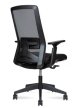 Кресло для персонала Norden Вильямс блэк LB / Williams LB black HLC-2909F black LB черная сетка, черная ткань, сиденье слайдер - 3
