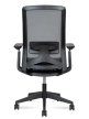 Кресло для персонала Norden Вильямс блэк LB / Williams LB black HLC-2909F black LB черная сетка, черная ткань, сиденье слайдер - 4