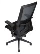 Кресло для персонала Norden Вильямс блэк LB / Williams LB black HLC-2909F black LB черная сетка, черная ткань, сиденье слайдер - 5
